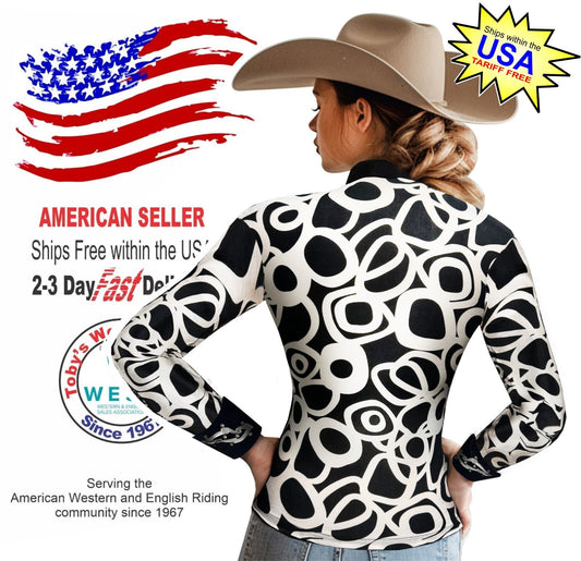 Toby's Western Showmanship Horsemanship Pleasure Show Jacket Shirt Rodeo Queen 